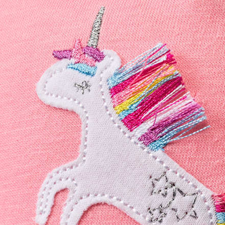 Basecap mit Einhorn-Motiv, rosa, Gr. 54/55 PUSBLU