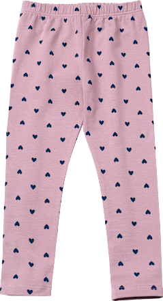 Leggings Pro Climate mit Herz-Muster, lila, Gr. 98 ALANA