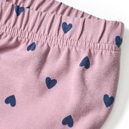 Leggings Pro Climate mit Herz-Muster, lila, Gr. 122 ALANA