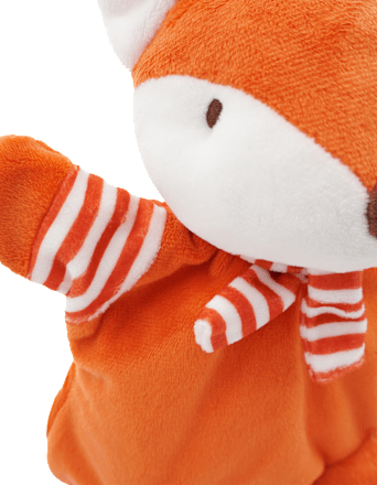Handpuppe Fuchs, braun fluffies