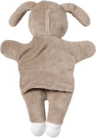 Handpuppe Hund, braun fehn