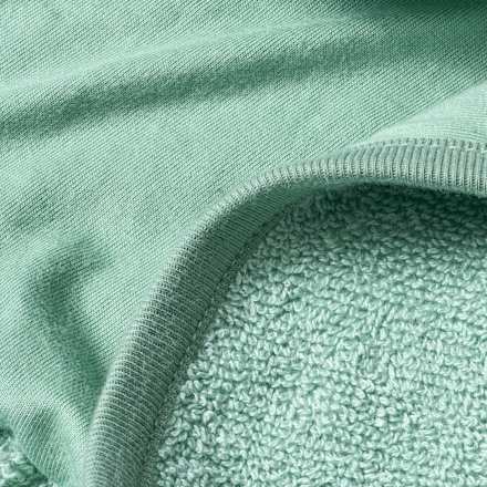 Bademantel aus Frottee, grün, Gr. 122/128 ALANA