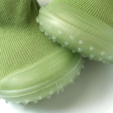 Abenteuer Socken, grün, Gr. 23/24 PUSBLU