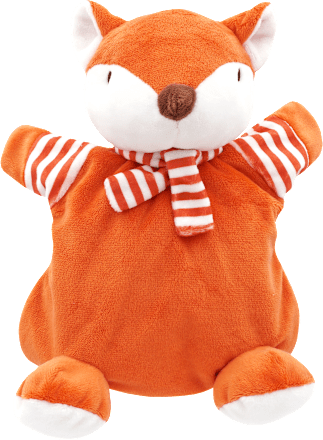Handpuppe Fuchs, braun fluffies