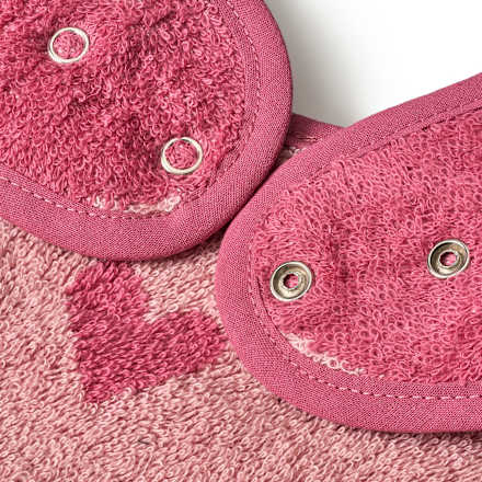 Ärmellätzchen mit Herz-Muster, rosa ALANA