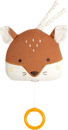 Spieluhr Fuchs, braun & gelb fehn