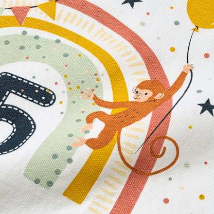 Geburtstags T-Shirt 5 Jahre, weiß, Gr. 116 ALANA