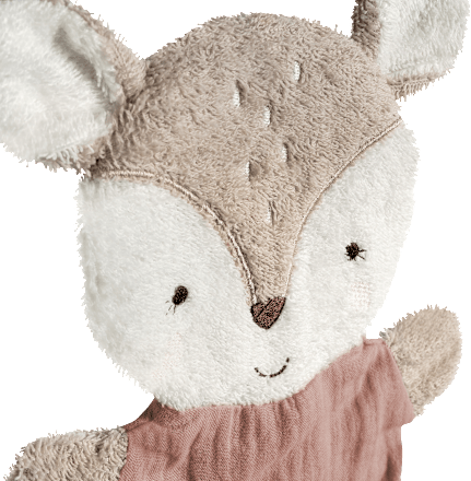 Waschhandschuh Reh, rosa fehn