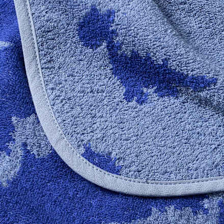 Badeponcho mit Dino-Muster, blau, Gr. 0, ca. 1-4 Jahre ALANA