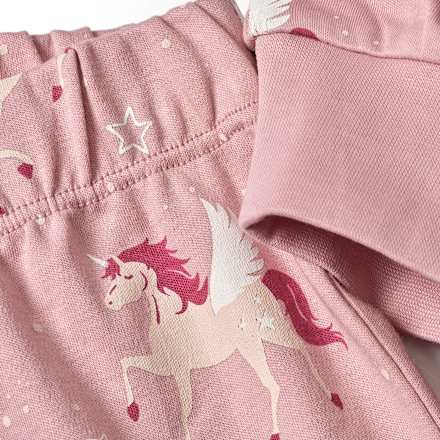 Schlafanzug mit Glow-in-the-Dark Einhorn-Muster, rosa, Gr. 122/128 PUSBLU