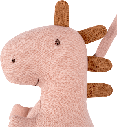 Spieluhr Dino, rosa fehn