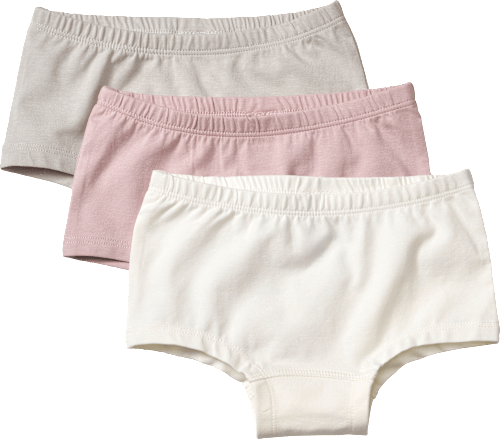 Pantys, grau + rosa + weiß, Gr. 98/104 ALANA