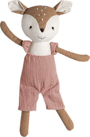 Kuscheltier Reh, rosa fehn