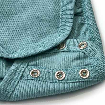 Wickelbody mit Mitwachsfunktion, grün, Gr. 50/56 ALANA