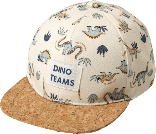 Basecap mit Dino-Muster, beige, Gr. 52/53 PUSBLU