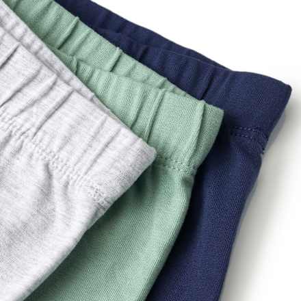 Leggings, grau melange + blau + grün, Gr. 140 ALANA