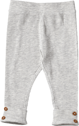 Leggings mit Ripp-Struktur, grau, Gr. 86 ALANA