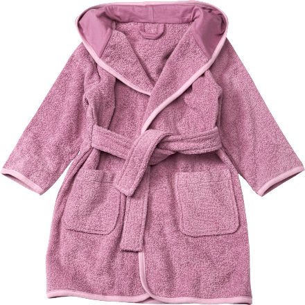 Bademantel aus Frottee, lila, Gr. 122/128 ALANA
