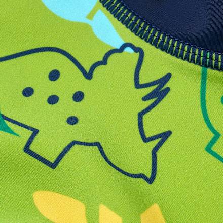 UV Shirt mit Dino-Muster, grün & blau, Gr. 62/68 PUSBLU