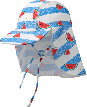 UV Mütze mit Melonen-Muster, blau, Gr. 52/53 PUSBLU