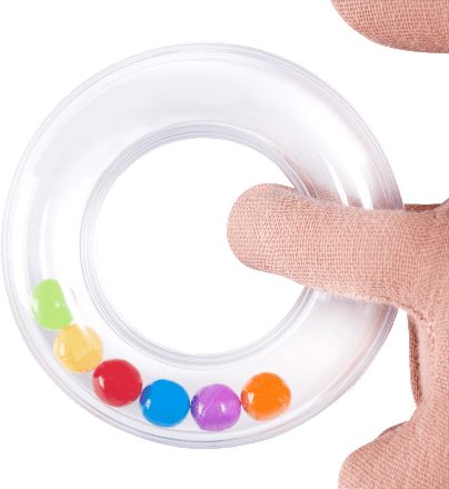 Greifling Dino, rosa fehn