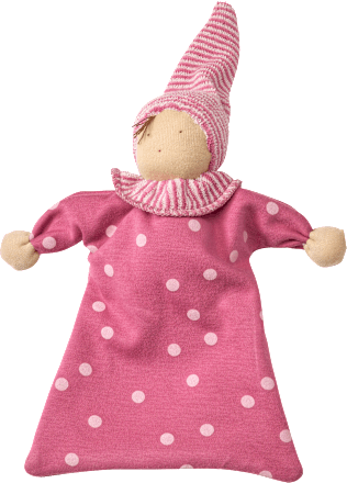 Püppchen mit Punkte-Muster, altrosa ALANA
