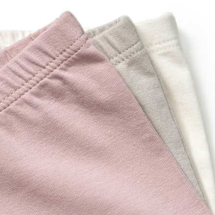 Pantys, grau + rosa + weiß, Gr. 98/104 ALANA