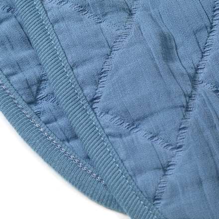 Baby Decke, 90 x 80 cm, in Bio-Baumwolle, blau ALANA