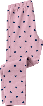 Leggings Pro Climate mit Herz-Muster, lila, Gr. 116 ALANA