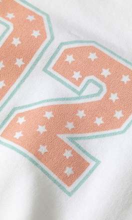 Baby Body, Gr. 98/104, in Bio-Baumwolle, weiß, rosa PUSBLU