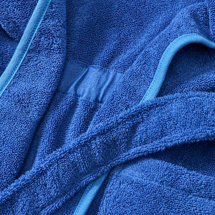 Bademantel aus Frottee, blau, Gr. 134/140 ALANA