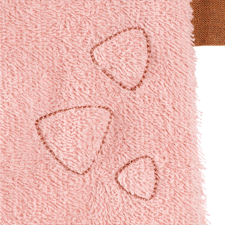 Waschhandschuh Dino, rosa fehn