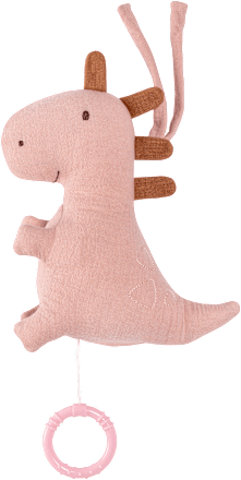 Spieluhr Dino, rosa fehn