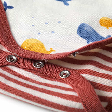 Baby Body, Gr. 62/68, aus Bio-Baumwolle, rot ALANA