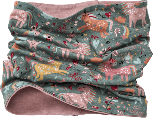 Loop Schal mit Einhorn-Muster, bunt ALANA