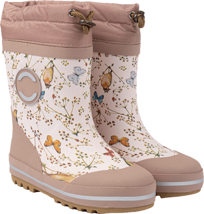 Thermostiefel mit Futter, beige & rosa, Gr. 28/29 Mikk-Line