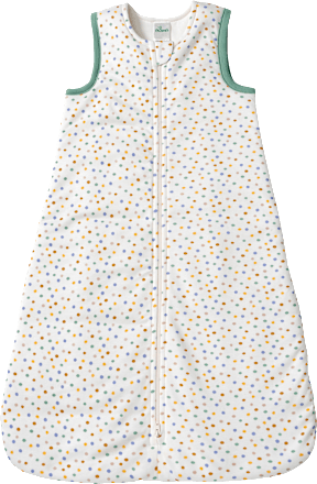 Schlafsack 2 TOG mit Punkte-Muster, weiß, 90 cm ALANA