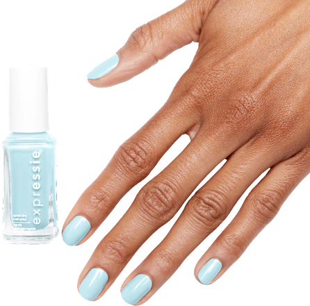 Nagellack Expressie 540 Life In 4d Hellblau  essie