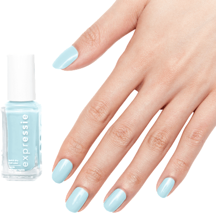 Nagellack Expressie 540 Life In 4d Hellblau  essie