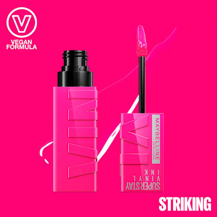 Lippenstift Super Stay Vinyl Ink 150 Striking MAYBELLINE NEW YORK
