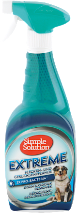 Enzymatický odstraňovač škvŕn a zápachu pre psy Extreme SIMPLE SOLUTION