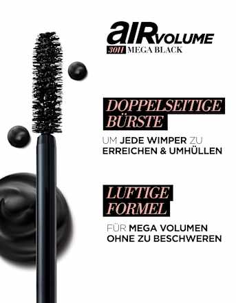 Mascara Air Volume 30H Mega Black L'ORÉAL PARiS