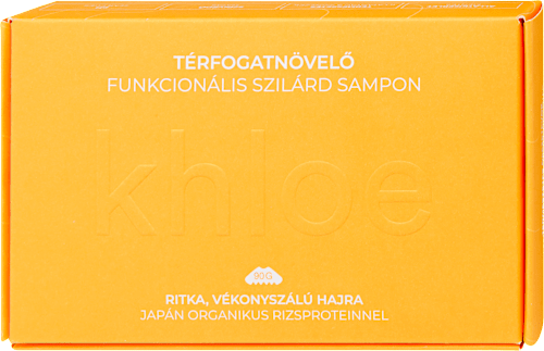 Térfogatnövelő szilárd sampon, ritka, vékonyszálú hajra Khloé