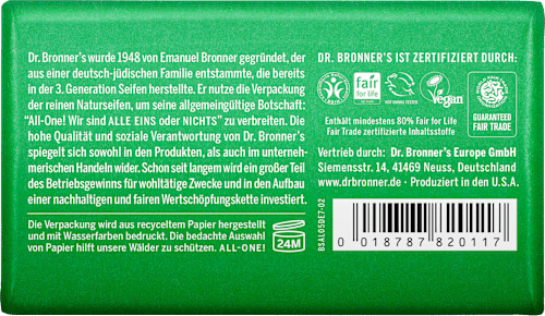 Seifenstück All-One Mandel Dr.Bronner's