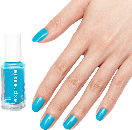 Nagellack Expressie 485 Word On The Street Blau essie