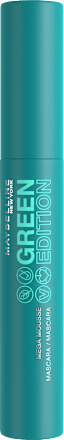 Mascara Green Edition Mega Mousse 001 Blackest Black MAYBELLINE NEW YORK