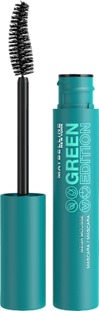 Mascara Green Edition Mega Mousse 001 Blackest Black MAYBELLINE NEW YORK