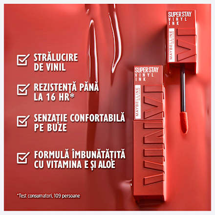 Superstay Vinyl Ink ruj lichid 110 Awestruck MAYBELLINE NEW YORK