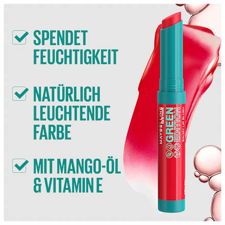 Lippenstift Green Edition Balmy 009 Lightning  MAYBELLINE NEW YORK