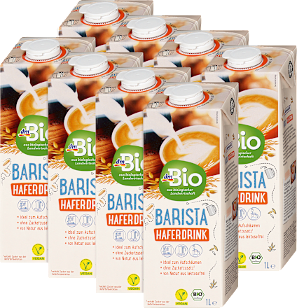 Bio ovseni napitek Barista, 8 x 1 L dmBio